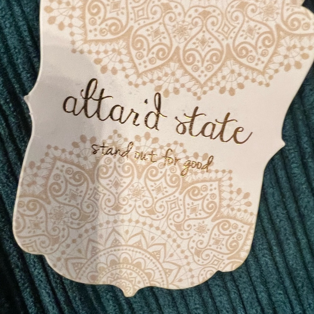 Altar'd State green corduroy skirt NWT - Picture 5 of 9